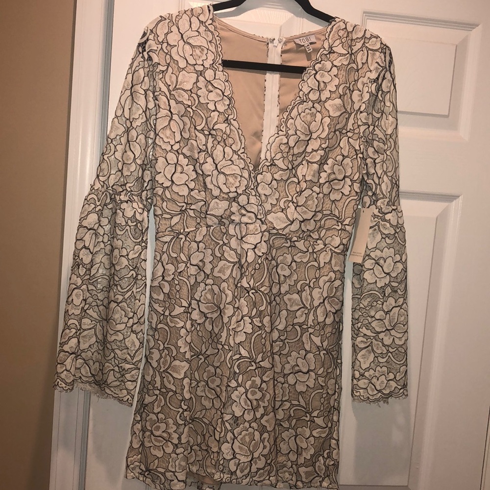 White lace dress